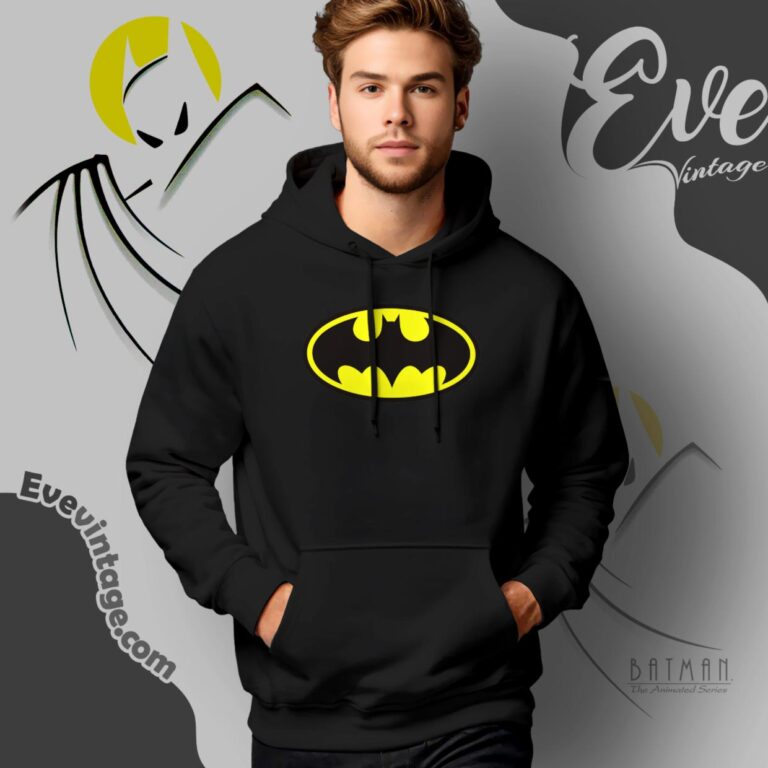 1964 Yellow Batman Logo Shirt Bat Shield Hoodie 1964 Yellow Batman Logo Shirt Bat Shield Hoodie