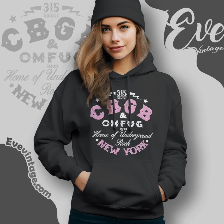 1973 Cbgb & Omfug New York Home Of Underground Rock Shirt Hoodie 1973 Cbgb & Omfug New York Home Of Underground Rock Shirt Hoodie
