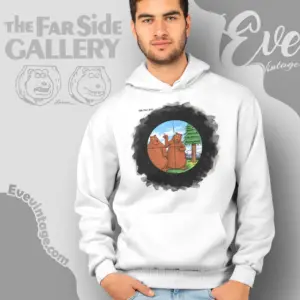 1981 the far side bears in crosshairs hoodie
