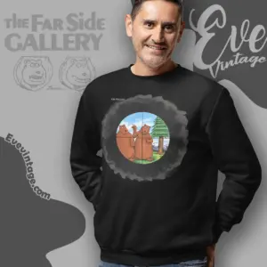 1981 the far side bears in crosshairs sweatshirt