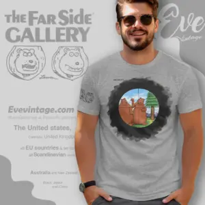 1981 the far side bears in crosshairs t shirt