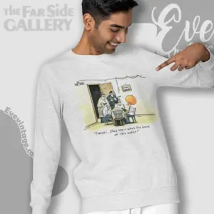 1982 the far side shirt who is the brains of this outfit sweatshirt