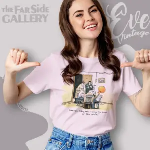 1982 the far side shirt who is the brains of this outfit women t shirt