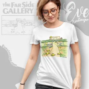 1984 The Far Side Shirt Boneless Chicken Ranch Women T shirt