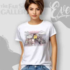 1985 Gary Larson The Far Side Shirt Airplane Weirdo Women T shirt