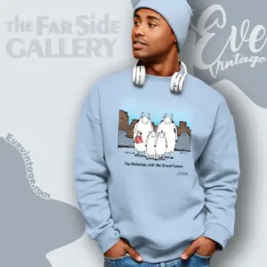 1985 the far side shirt the holsteins visit the grand canyon sweatshirt