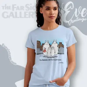 1985 the far side shirt the holsteins visit the grand canyon women t shirt