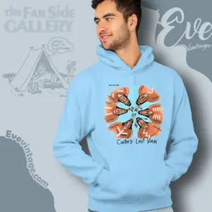 1986 Gary Larson The Far Side Shirt Custers Last View Hoodie