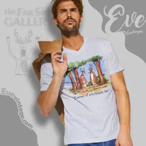 1986 The Far Side Bummer Of A Birthmark V Neck TShirt