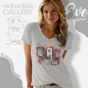 1986 The Far Side Midvale School For The Gifted V Neck TShirt
