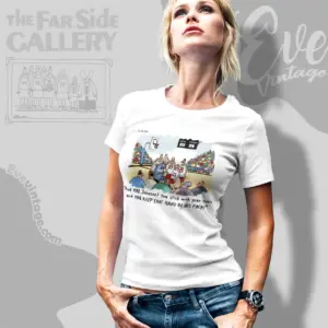 1987 The Far Side Basketball Shirt Jonhson Keep That Hand In His Face Women T shirt
