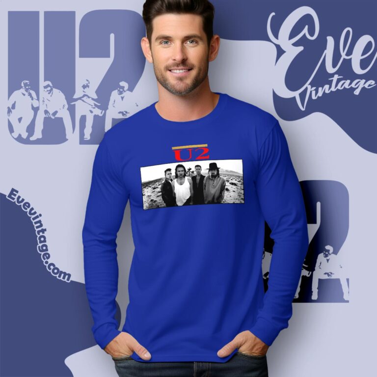 1987 U2 The Joshua Tree Tour Shirt Long Sleeve Tee 1987 U2 The Joshua Tree Tour Shirt Long Sleeve Tee