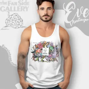 1988 Gary Larson The Far Side Shirt Out Of Order Tank Top Racerback