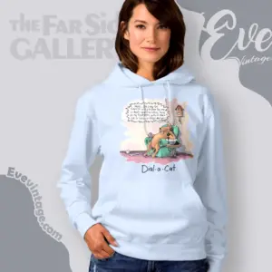 1988 The Far Side Dial A Cat Hoodie