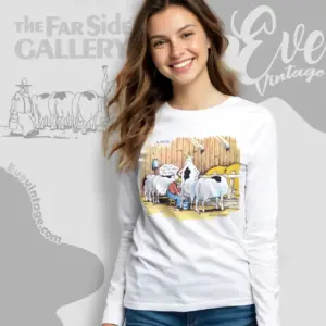 1988 The Far Side Shirt It Bugs Me When They Stand Long Sleeve Tee