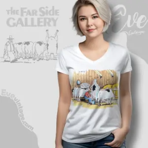 1988 The Far Side Shirt It Bugs Me When They Stand V Neck TShirt