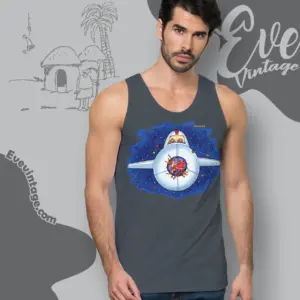 1989 the far side santa reindeer christmas airplane tank top racerback