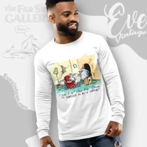 1990 The Far Side Clean It Up Its A Rathole Long Sleeve Tee