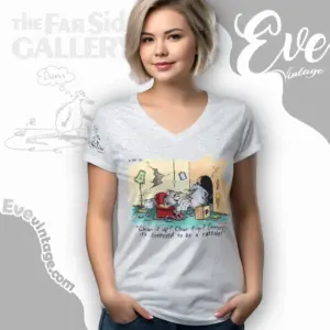 1990 The Far Side Clean It Up Its A Rathole V Neck TShirt