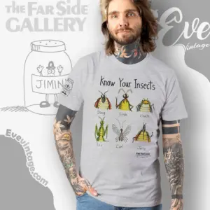 1991 The Far Side Shirt Know Your Insects T shirt