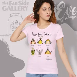 1991 The Far Side Shirt Know Your Insects Women T shirt