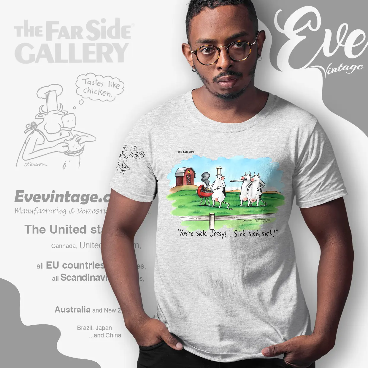 1991 The Far Side Shirt Youre Sick Jessy T shirt 1991 The Far Side Shirt Youre Sick Jessy T shirt