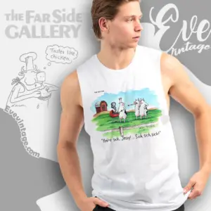 1991 The Far Side Shirt Youre Sick Jessy Tank Top Racerback