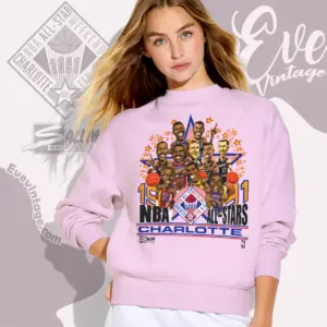 1991 Vintage Nba All Stars East Vs West Sweatshirt