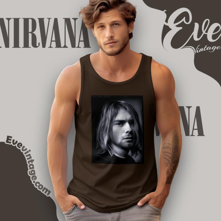 1993 Kurt Cobain Portrait By Mark Seliger Shirt Tank Top Racerback 1993 Kurt Cobain Portrait By Mark Seliger Shirt Tank Top Racerback