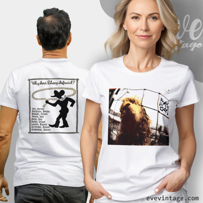 1993 Pearl Jam Why Are Sheep Afraid Tour Shirt Women Tshirt 1993 Pearl Jam Why Are Sheep Afraid Tour Shirt Women Tshirt