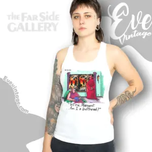 1993 The Far Side Shirt Tell Me Margaret Am I A Butthead Tank Top Racerback