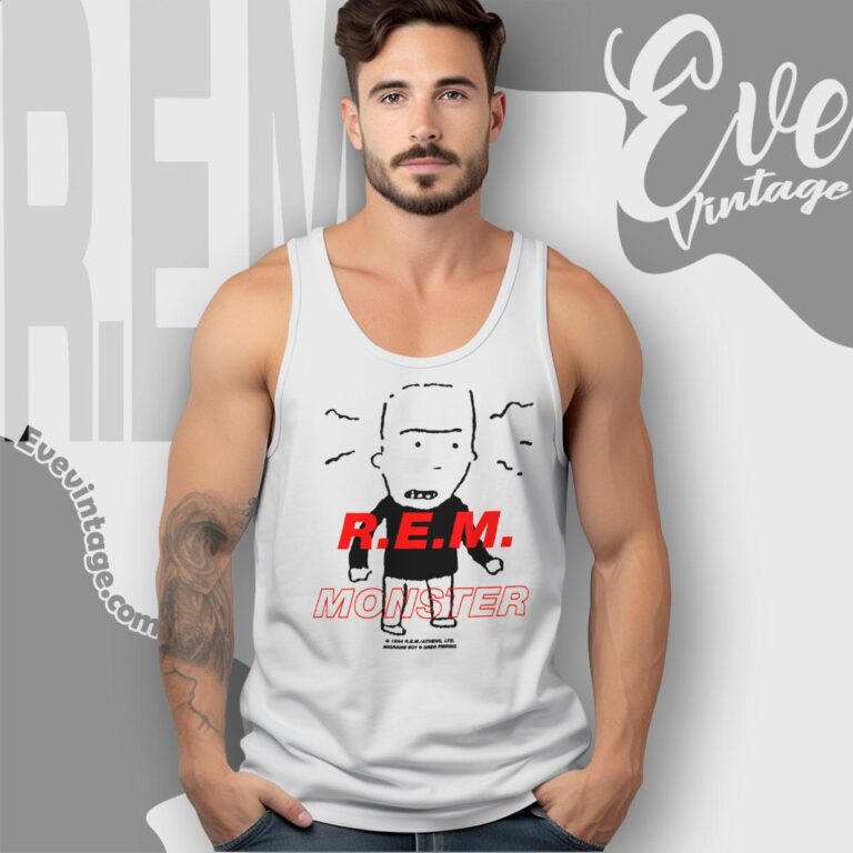 1994 Rem Monster Migraine Boy Shirt Tank Top Racerback 1994 Rem Monster Migraine Boy Shirt Tank Top Racerback