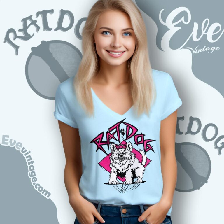 1995 Rat Dog Summer Tour T shirt V Neck TShirt 1995 Rat Dog Summer Tour T shirt V Neck TShirt