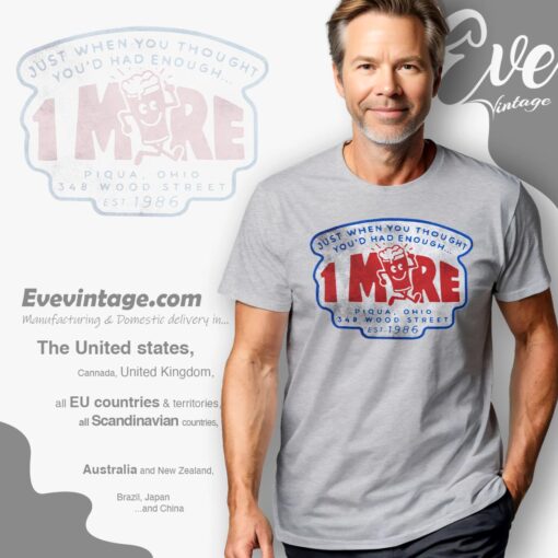 1More Bar Shirt – Piqua Ohio Dive Bar