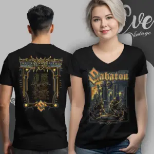2025 Sabaton The Legendary V neck tshirt