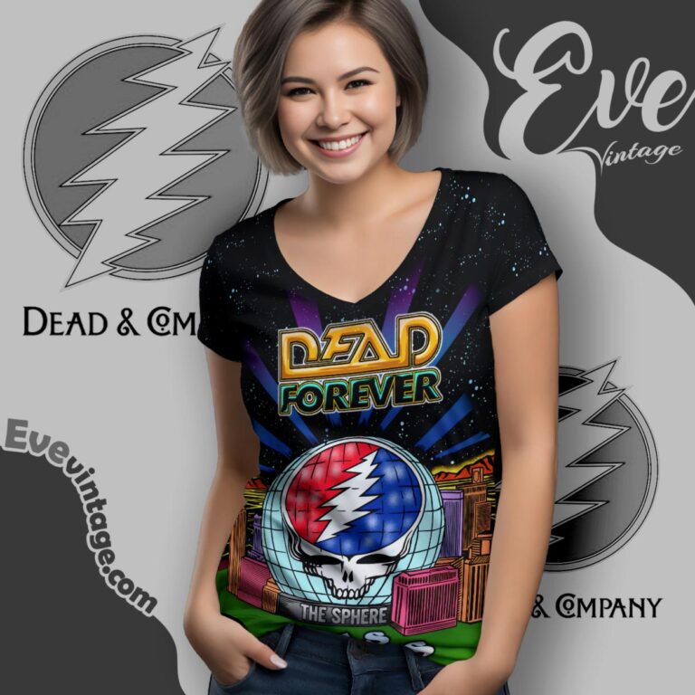 3d Dead Forever At The Sphere Las Vegas 2024 Aop Shirt AOP V neck 3d Dead Forever At The Sphere Las Vegas 2024 Aop Shirt AOP V neck