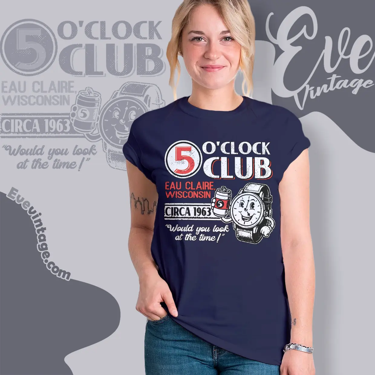 5 Oclock Bar Shirt Eau Claire Wi Dive Bar Women T shirt 5 Oclock Bar Shirt Eau Claire Wi Dive Bar Women T shirt