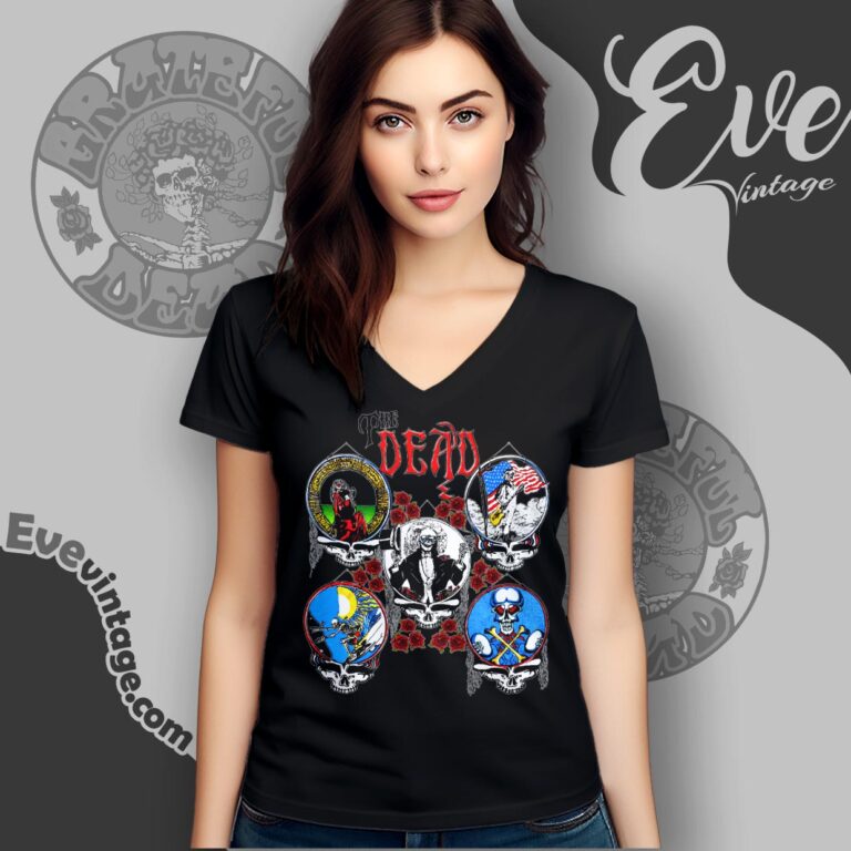 80s Vintage Grateful Dead Shirt The Dead Concert Tour 1980 V Neck TShirt 80s Vintage Grateful Dead Shirt The Dead Concert Tour 1980 V Neck TShirt