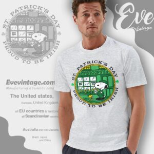 80s Vintage Snoopy And Woodstock St Patricks Day Irish Pub Shirt T shirt