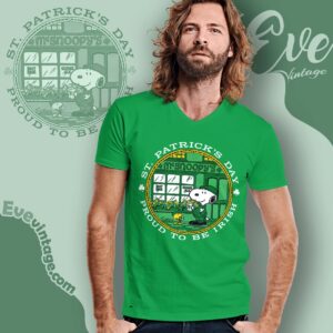 80s Vintage Snoopy And Woodstock St. Patrick’s Day Irish Pub Shirt