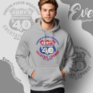 Abby's Highway 40 Bar Shirt Nevada Dive Bar Hoodie