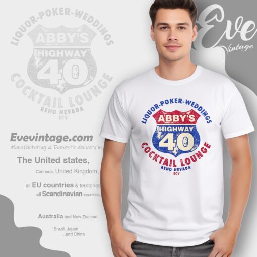 Abby’s Highway 40 Bar Shirt – Nevada Dive Bar