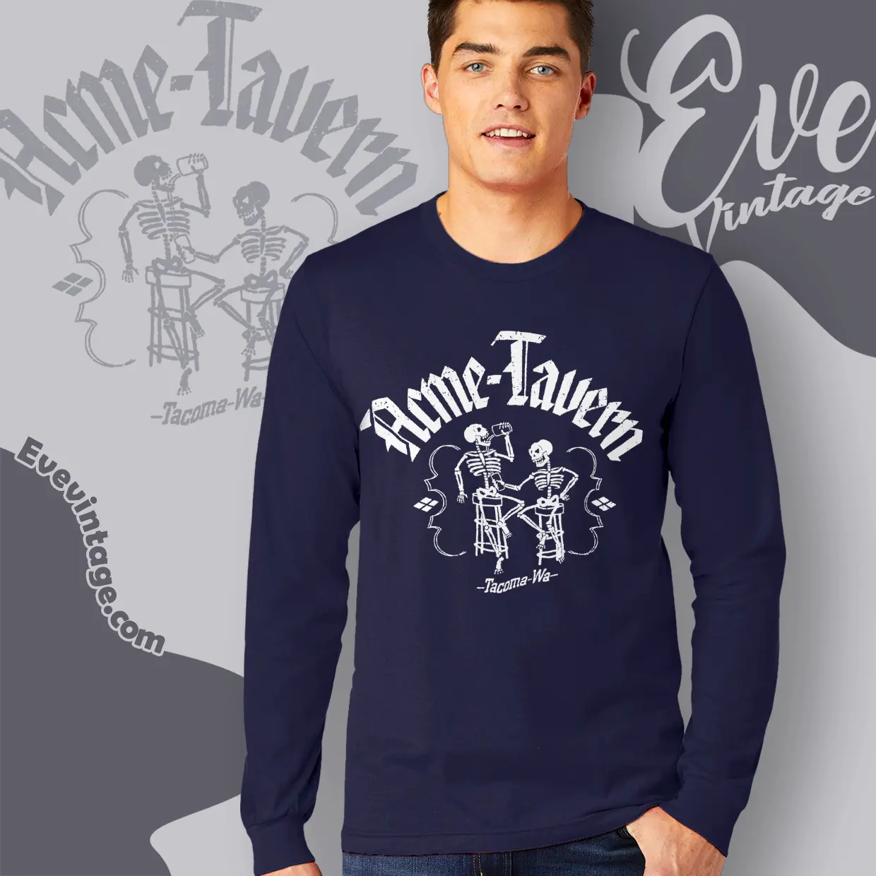 Acme Tavern Bar Shirt Tacoma Wa Dive Bar Long Sleeve Tee Acme Tavern Bar Shirt Tacoma Wa Dive Bar Long Sleeve Tee