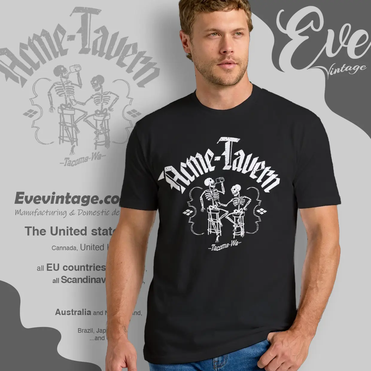 Acme Tavern Bar Shirt Tacoma Wa Dive Bar T shirt Acme Tavern Bar Shirt Tacoma Wa Dive Bar T shirt