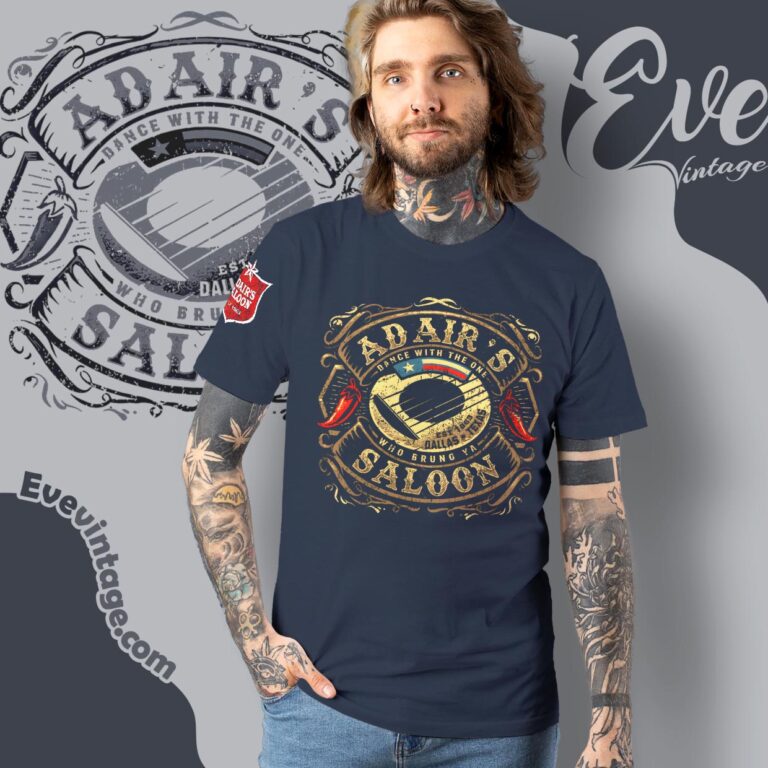 Adair's Saloon Shirt Dallas Texas Dive Bar Tee T shirt Adair's Saloon Shirt Dallas Texas Dive Bar Tee T shirt