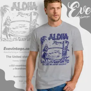 Aloha Room Shirt Newport Beach Tiki Bar T shirt