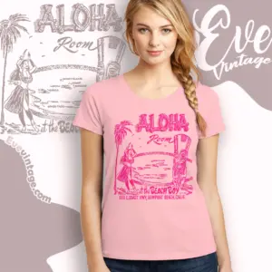 Aloha Room Shirt Newport Beach Tiki Bar Women T shirt