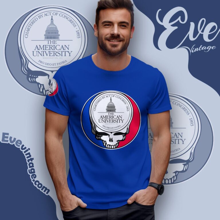 American University Steal Your Face Grateful Dead Shirt T shirt American University Steal Your Face Grateful Dead Shirt T shirt
