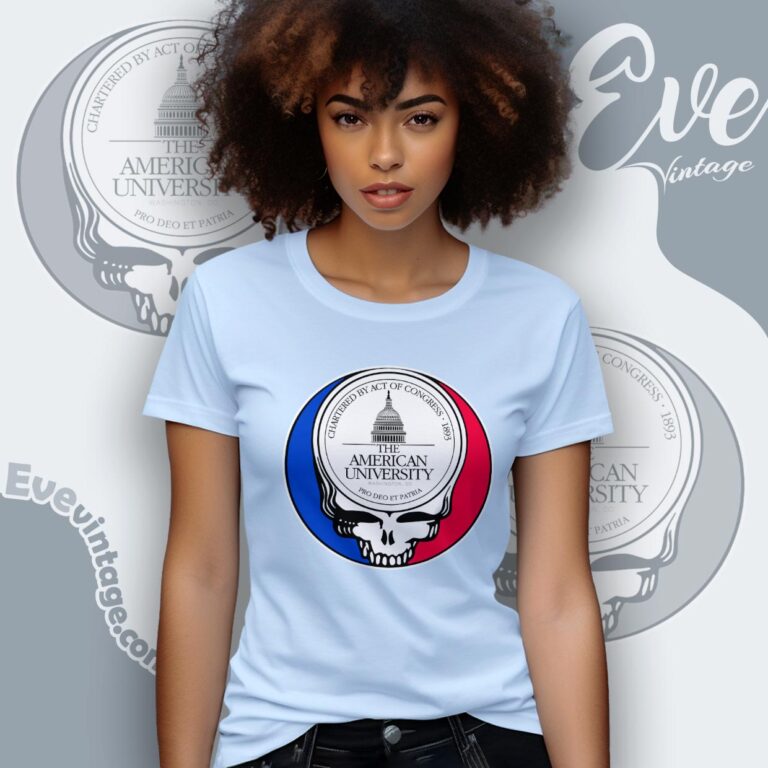 American University Steal Your Face Grateful Dead Shirt Women T shirt American University Steal Your Face Grateful Dead Shirt Women T shirt