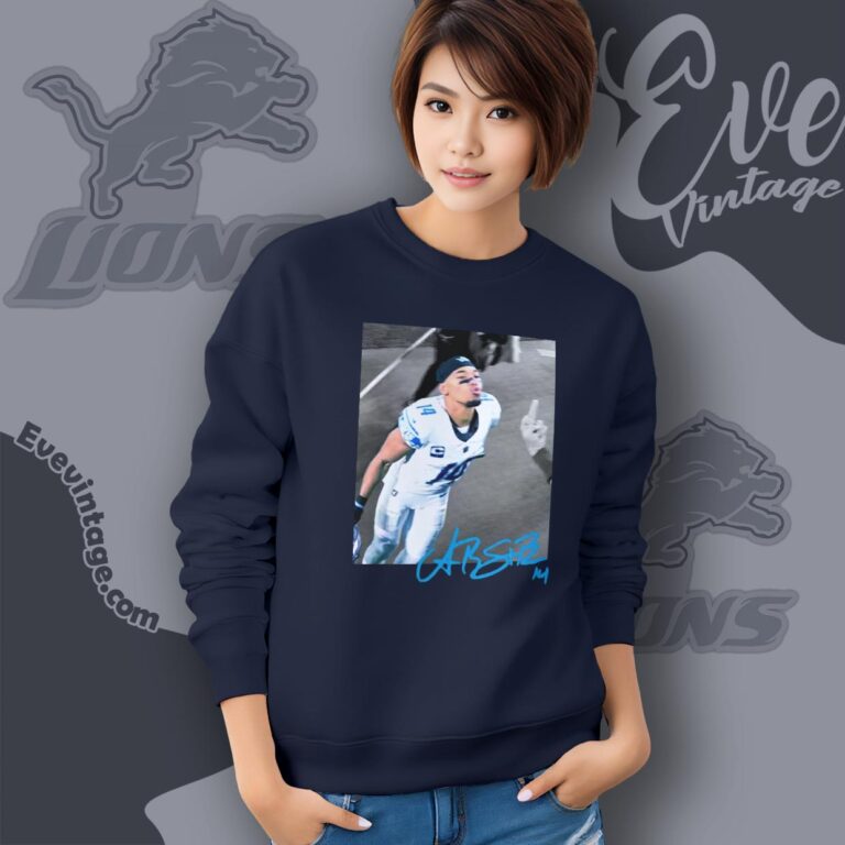 Amon Ra St Brown Gameday With Green Bay Fan Shirt Sweatshirt Amon Ra St Brown Gameday With Green Bay Fan Shirt Sweatshirt